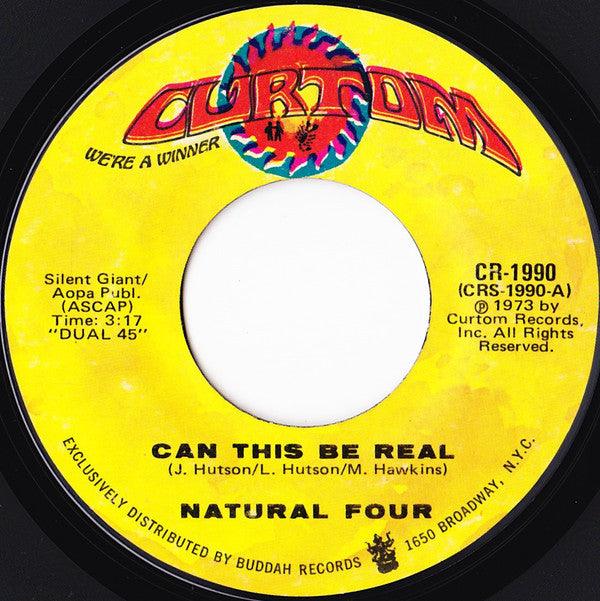Natural Four - Can This Be Real // Try Love Again - 7" Vinyl. This is a product listing from Released Records Leeds, specialists in new, rare & preloved vinyl records.