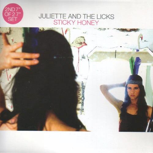 Juliette & The Licks ‎– Sticky Honey - 7" Vinyl. This is a product listing from Released Records Leeds, specialists in new, rare & preloved vinyl records.