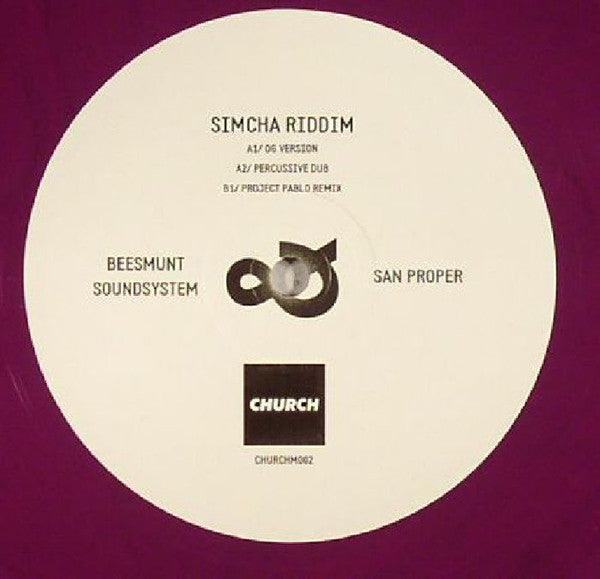 Beesmunt Soundsystem & San Proper - Simcha Riddim - 12" Vinyl. This is a product listing from Released Records Leeds, specialists in new, rare & preloved vinyl records.