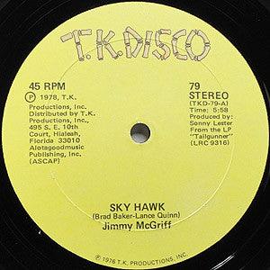Jimmy McGriff - Sky Hawk // Tailgunner - 12" Vinyl. This is a product listing from Released Records Leeds, specialists in new, rare & preloved vinyl records.
