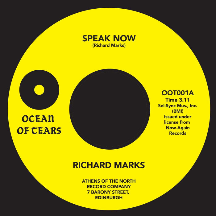 Richard Marks - Speak Now. This is a product listing from Released Records Leeds, specialists in new, rare & preloved vinyl records.