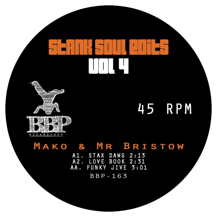 Mako & Mr Bristow - Stank Soul Edits Vol. 4. This is a product listing from Released Records Leeds, specialists in new, rare & preloved vinyl records.