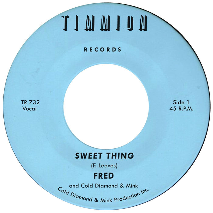 FRED - Sweet Thing (feat. Cold Diamond & Mink) - 7" Vinyl. This is a product listing from Released Records Leeds, specialists in new, rare & preloved vinyl records.