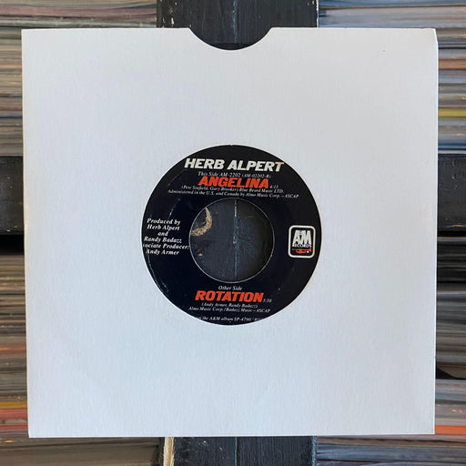 Herb Alpert - Rotation - 7" Vinyl - 24.02.23. This is a product listing from Released Records Leeds, specialists in new, rare & preloved vinyl records.