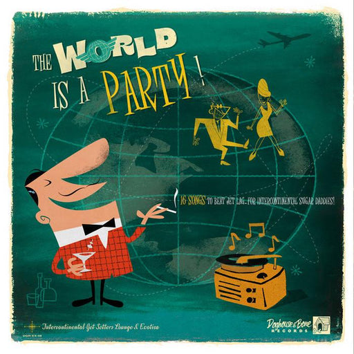VARIOUS ARTISTS - THE WORLD IS A PARTY - Vinyl LP. This is a product listing from Released Records Leeds, specialists in new, rare & preloved vinyl records.