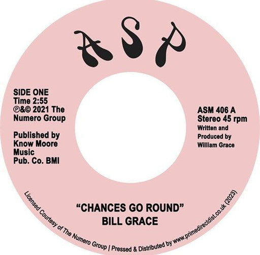 Bill Grace - Chances Go Round / Lonely - 7" Vinyl (RSD 2023) - Released Records