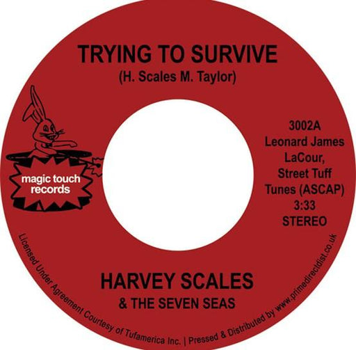 Harvey Scales & Seven Seas, The - Trying To Survive (7" Mix) / Bump Your Thang (7" Mix) - 7" Vinyl (RSD 2023) - Released Records