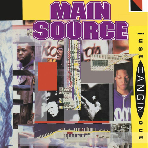 MAIN SOURCE  - JUST HANGIN’ OUT/LIVE AT THE BBQ - 7" Vinyl Purple. This is a product listing from Released Records Leeds, specialists in new, rare & preloved vinyl records.