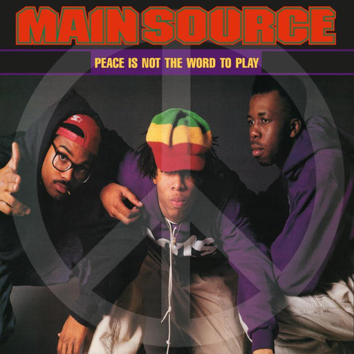 MAIN SOURCE  - PEACE IS NOT THE WORD TO PLAY - 7" Vinyl Red. This is a product listing from Released Records Leeds, specialists in new, rare & preloved vinyl records.